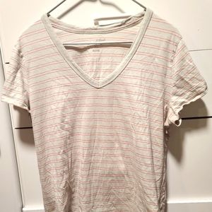 Universal Thread white and pink women's tee, Size XL